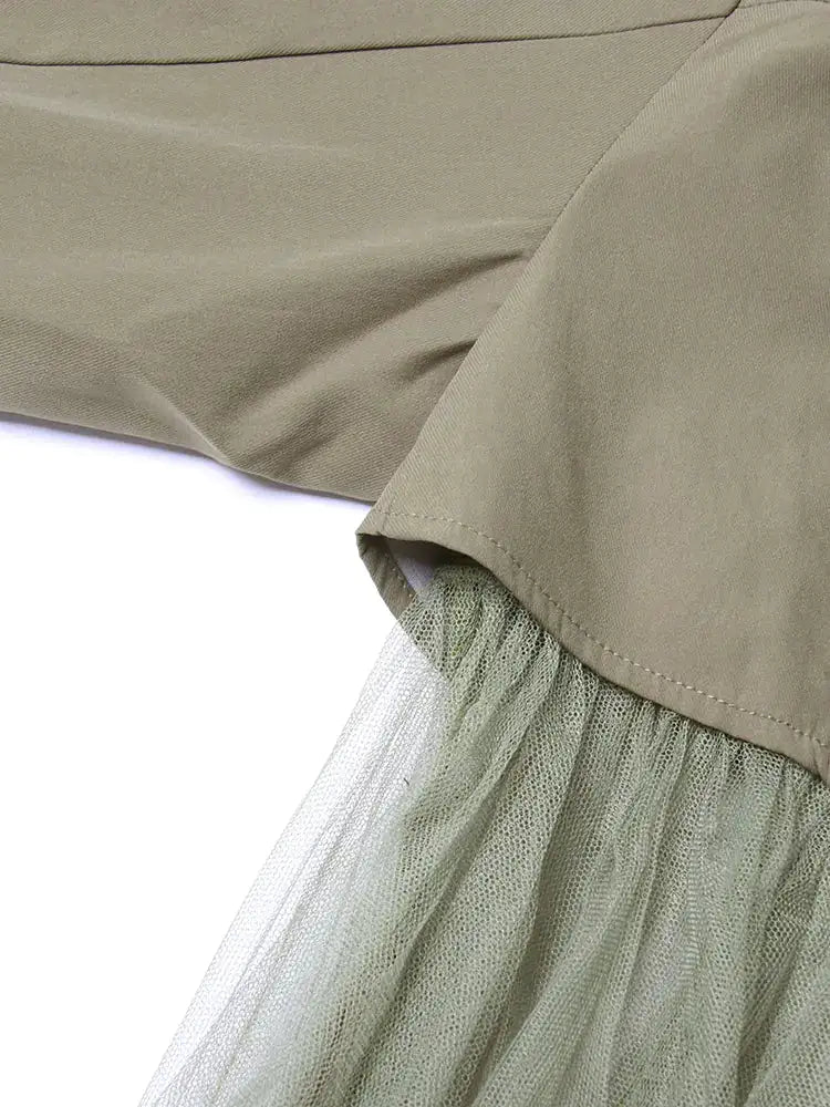 Tulle Trench Coat - AlburyMart