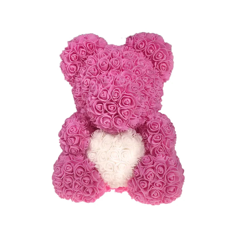 Flower Rose Teddy Bear - AlburyMart
