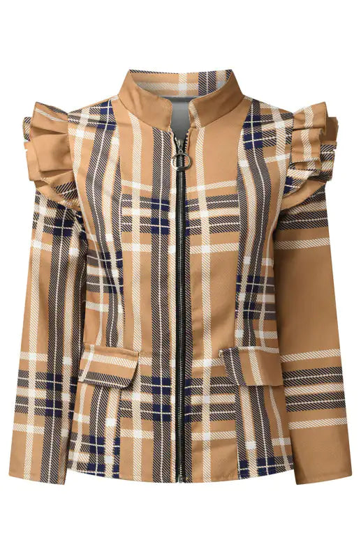 Long Sleeve Printed Coat - AlburyMart