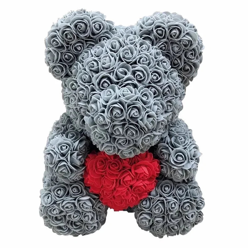 Flower Rose Teddy Bear - AlburyMart