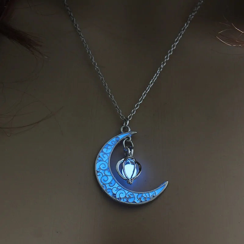 Moon Glowing Necklace - AlburyMart