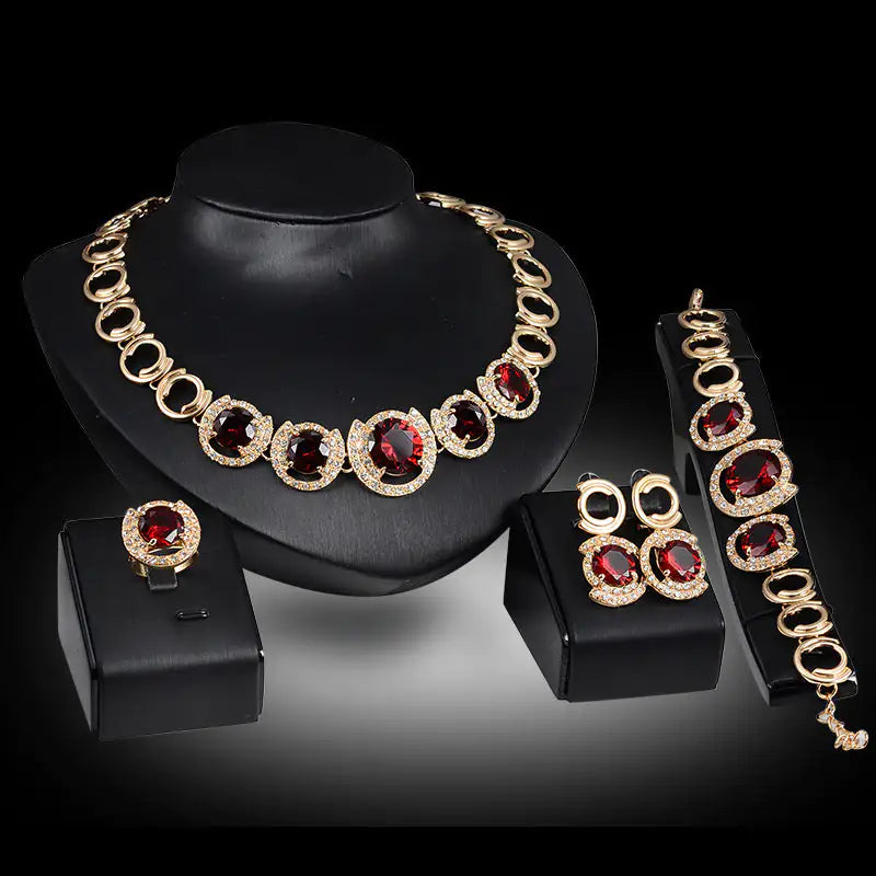 Gold Indian Bridal Jewelry Set - AlburyMart