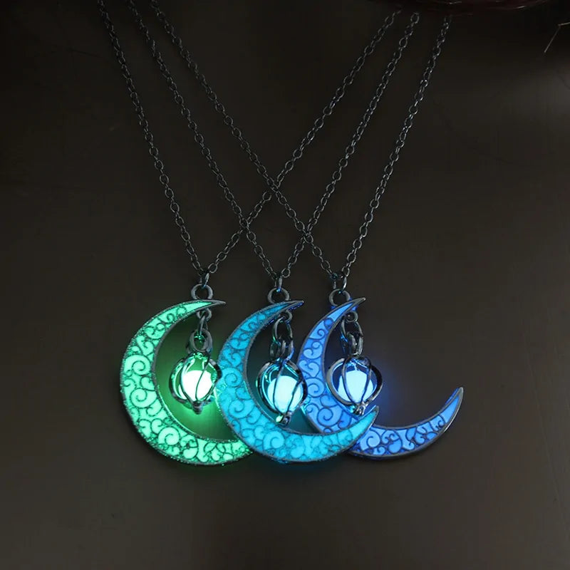 Moon Glowing Necklace - AlburyMart
