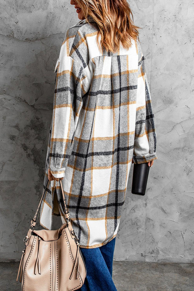 Dropped Shoulder Duster Coat