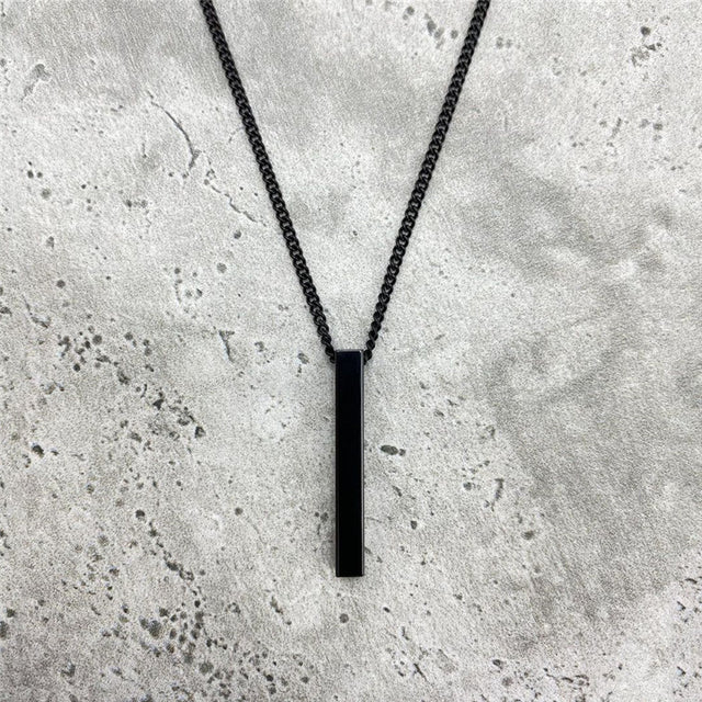 Rectangle Pendant Necklace - AlburyMart