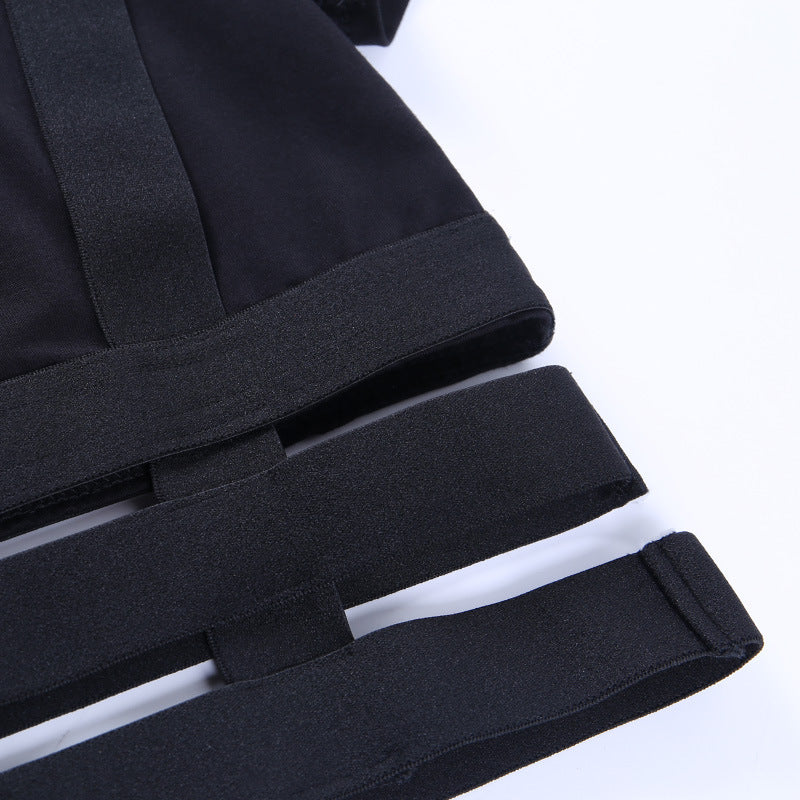 Crop Top O-Neck T-shirt - AlburyMart