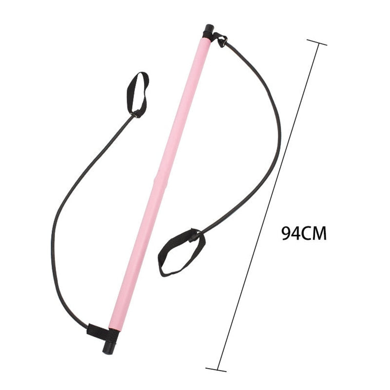 Portable Pilates Bar and Resistance Band - AlburyMart