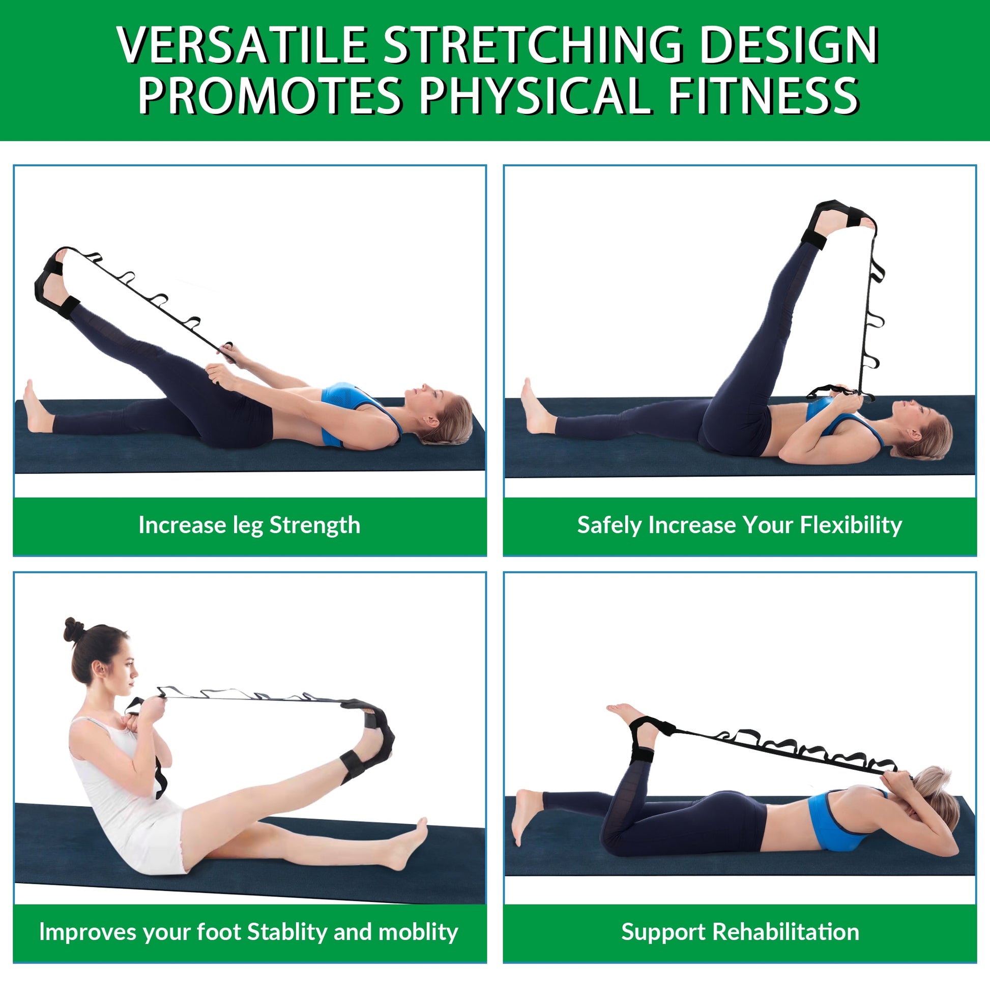 Yoga Stretch Strap - AlburyMart