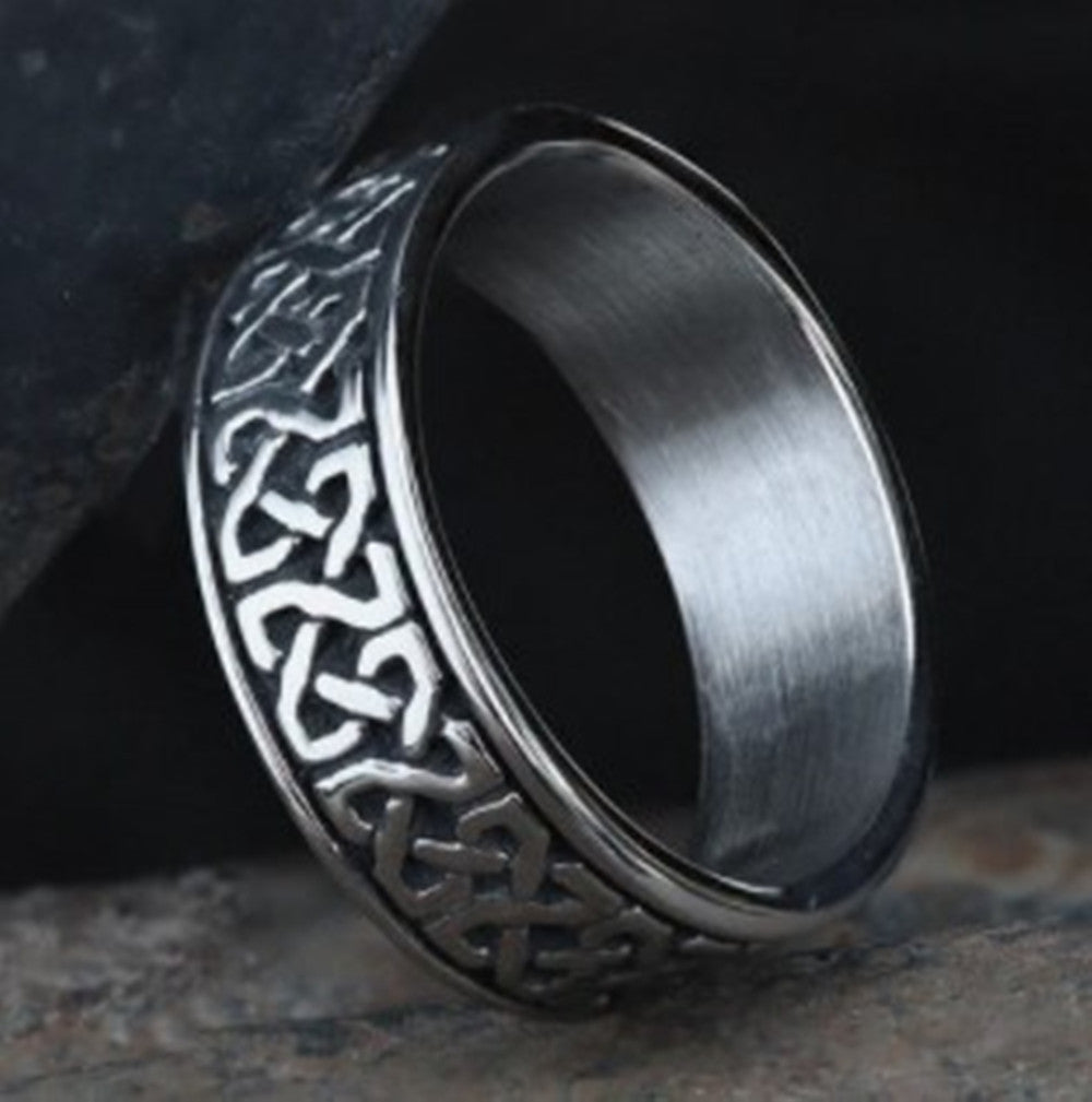 Viking Stainless Steel Ring - AlburyMart