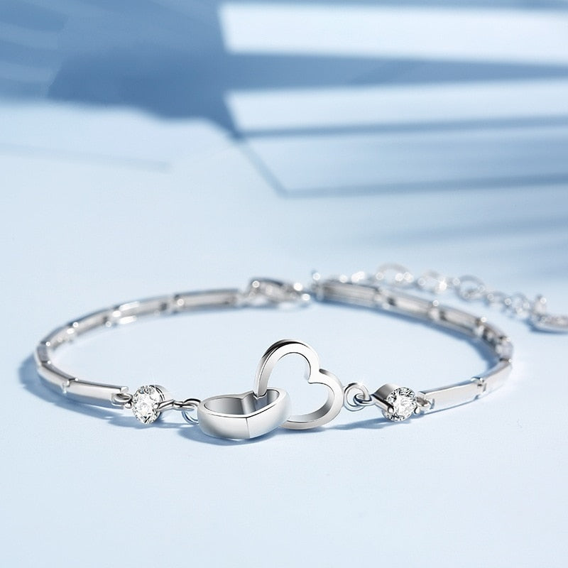 Double Heart Bracelet - AlburyMart